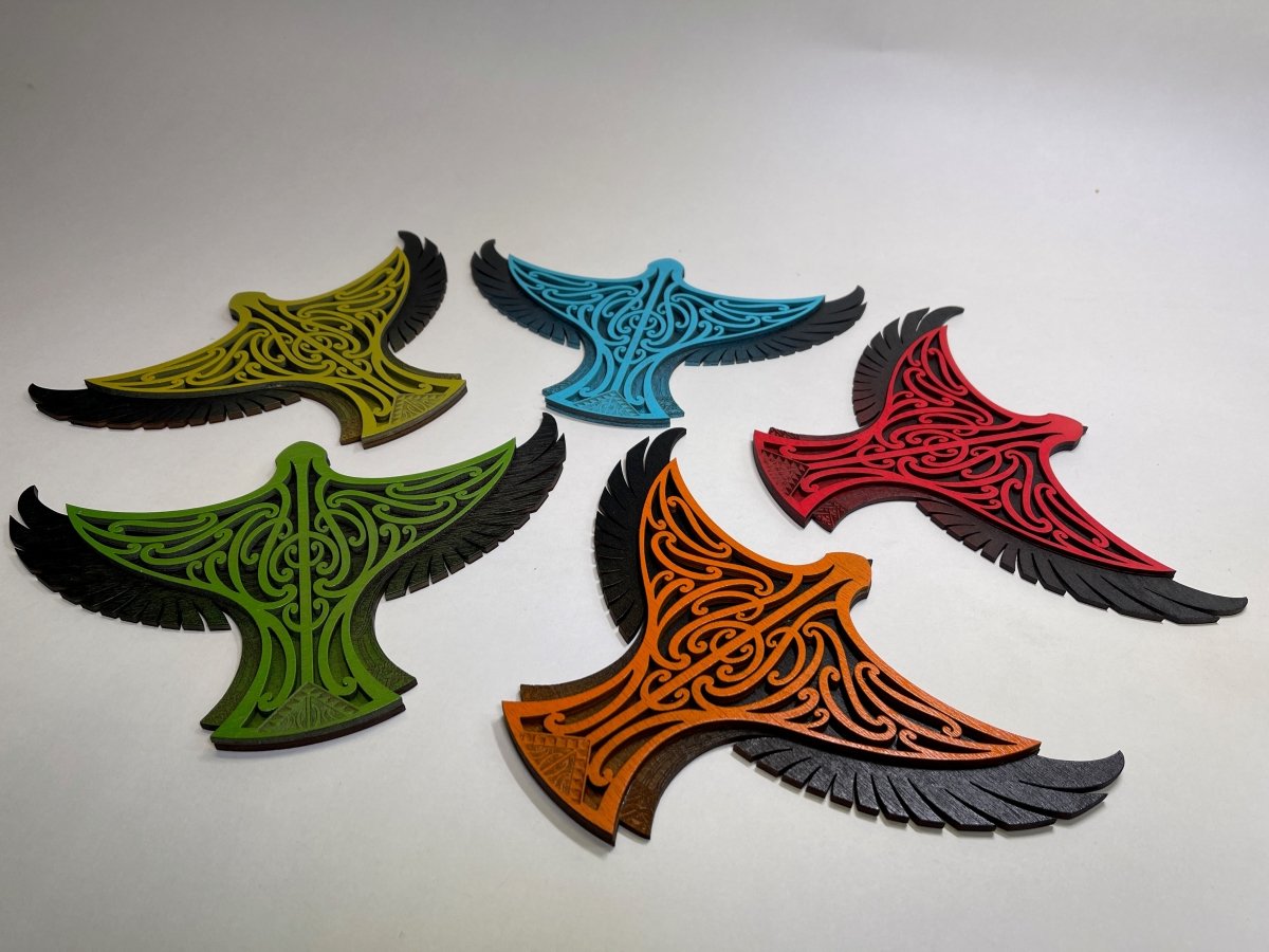 Karearea Falcon - Layered Art Wall Plaque - Revolution Aotearoa