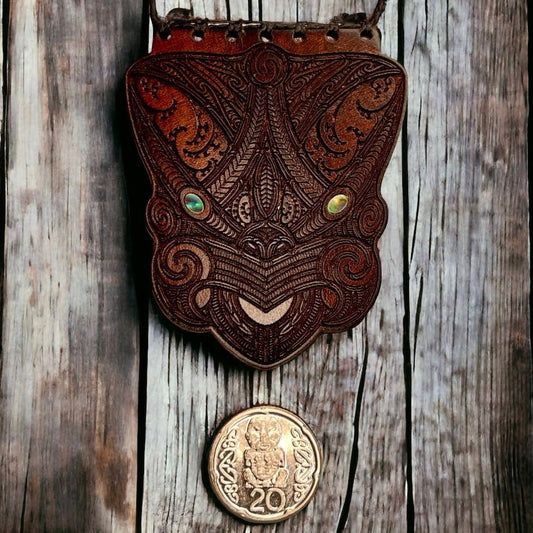 Leather Pendant - Wheku - Revolution Aotearoa