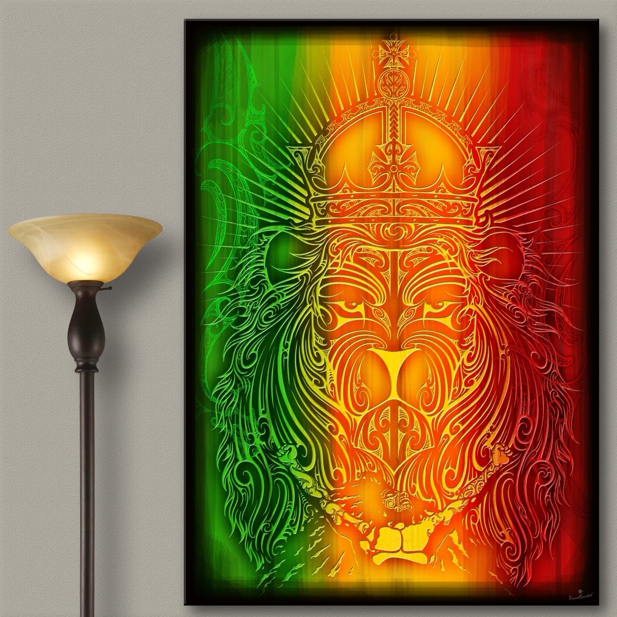 Lion of Judah Canvas Print - Int'l - Revolution Aotearoa