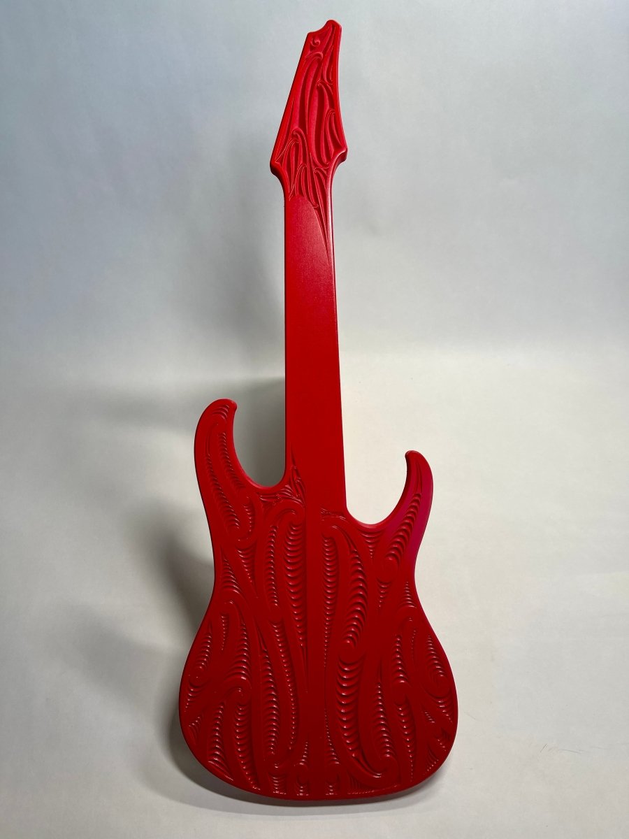 Maori Art Guitar Wall Plaque - Revolution Aotearoa