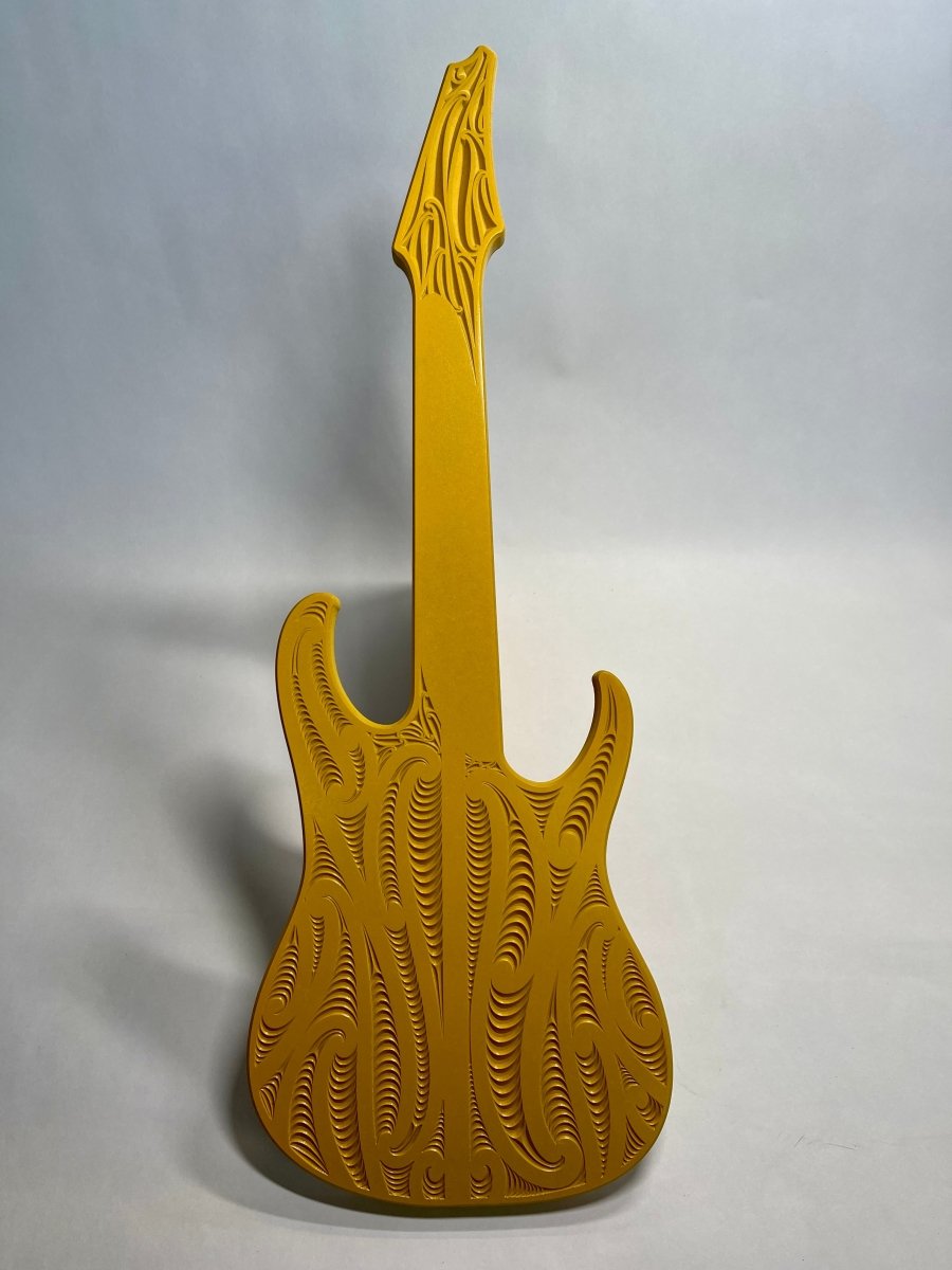 Maori Art Guitar Wall Plaque - Revolution Aotearoa