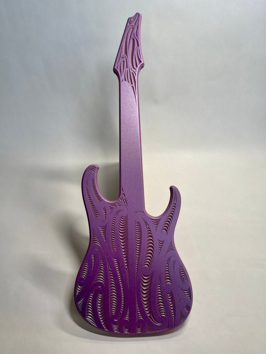 Maori Art Guitar Wall Plaque - Revolution Aotearoa