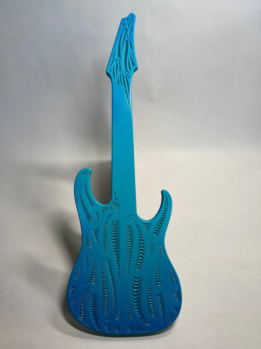Maori Art Guitar Wall Plaque - Revolution Aotearoa