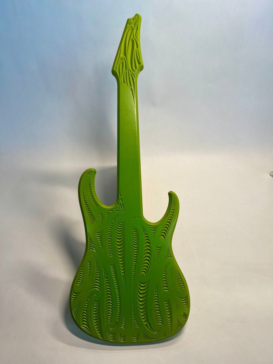 Maori Art Guitar Wall Plaque - Revolution Aotearoa