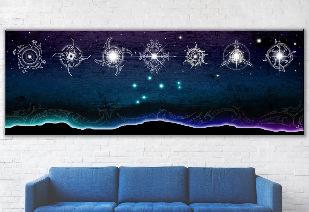 Matariki Canvas Print - Revolution Aotearoa