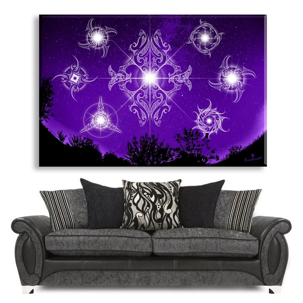 Matariki Ikaroa Canvas Print - Int'l - Revolution Aotearoa