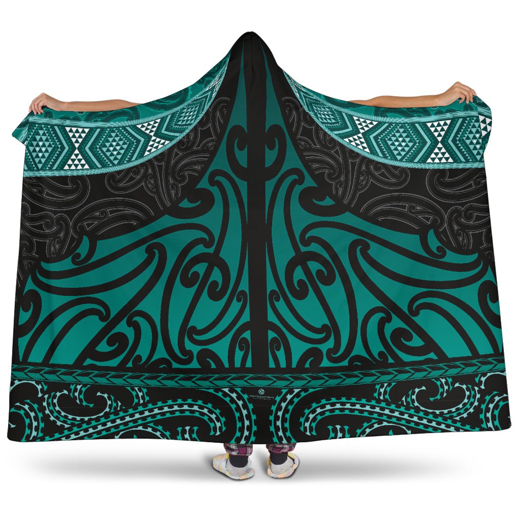 Premium Hooded Blanket - Aotea Onewa - Note: Shipping delays due to Covid restrictions - Revolution Aotearoa