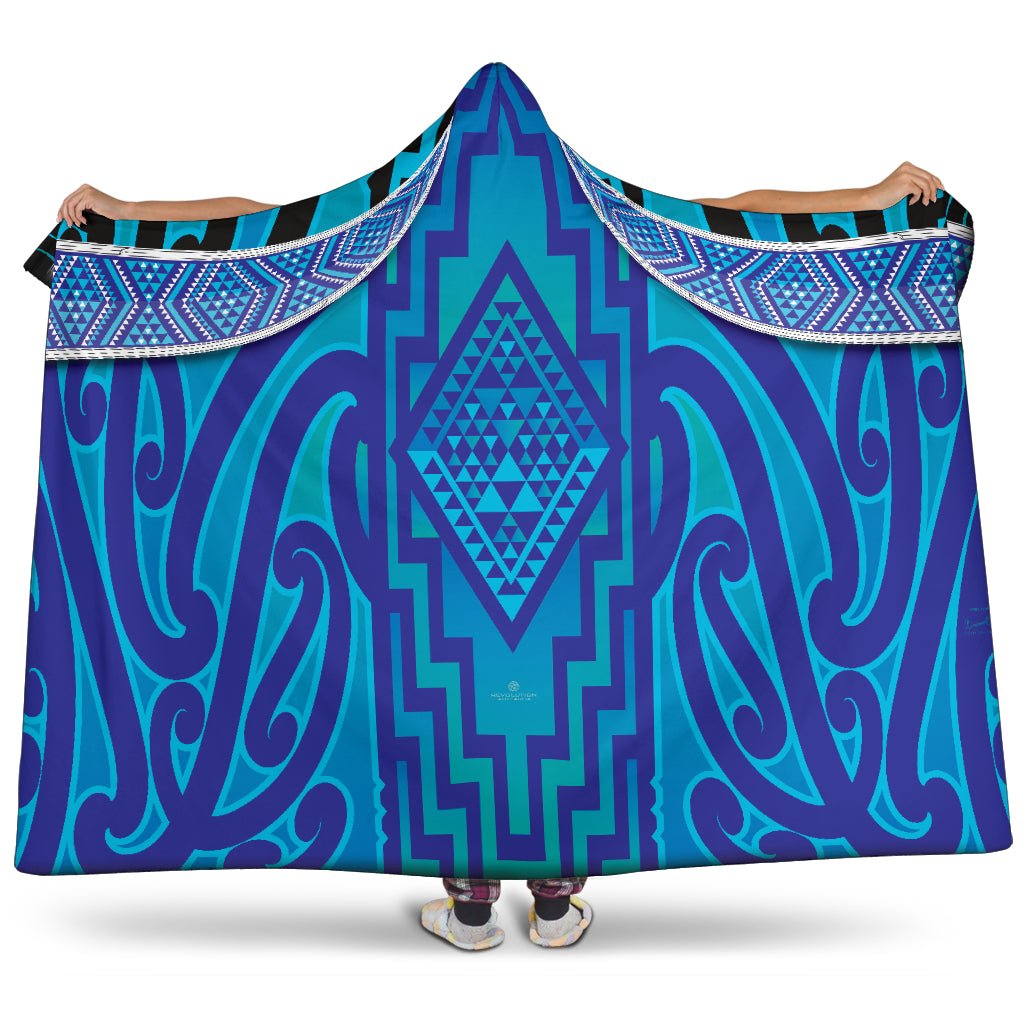 Premium Hooded Blanket - Moana - Note: Shipping delays due to Covid restrictions - Revolution Aotearoa
