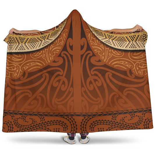 Premium Hooded Blanket - Parauri - Note: Shipping delays due to Covid restrictions - Revolution Aotearoa
