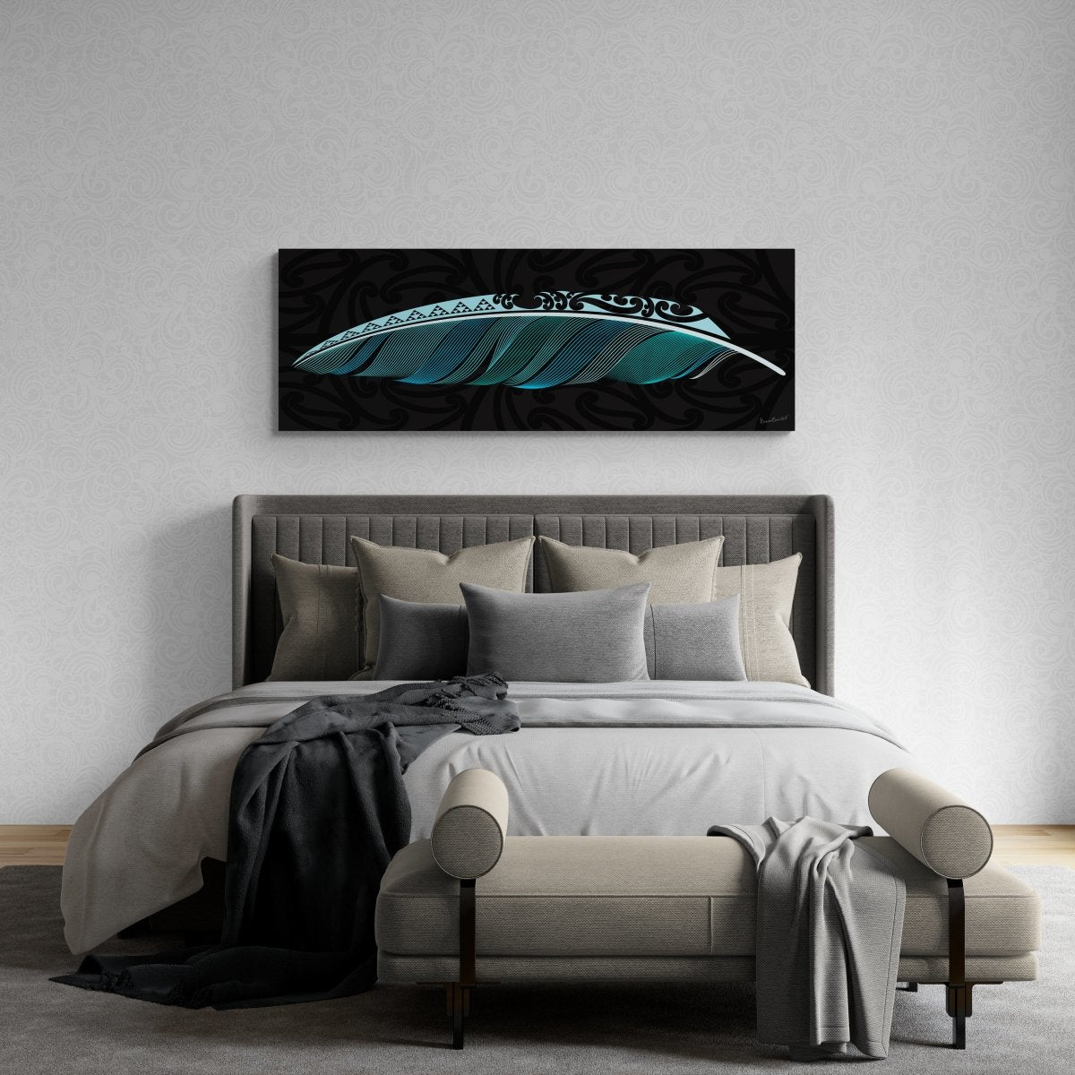 Raukura Landscape Canvas Print - Revolution Aotearoa