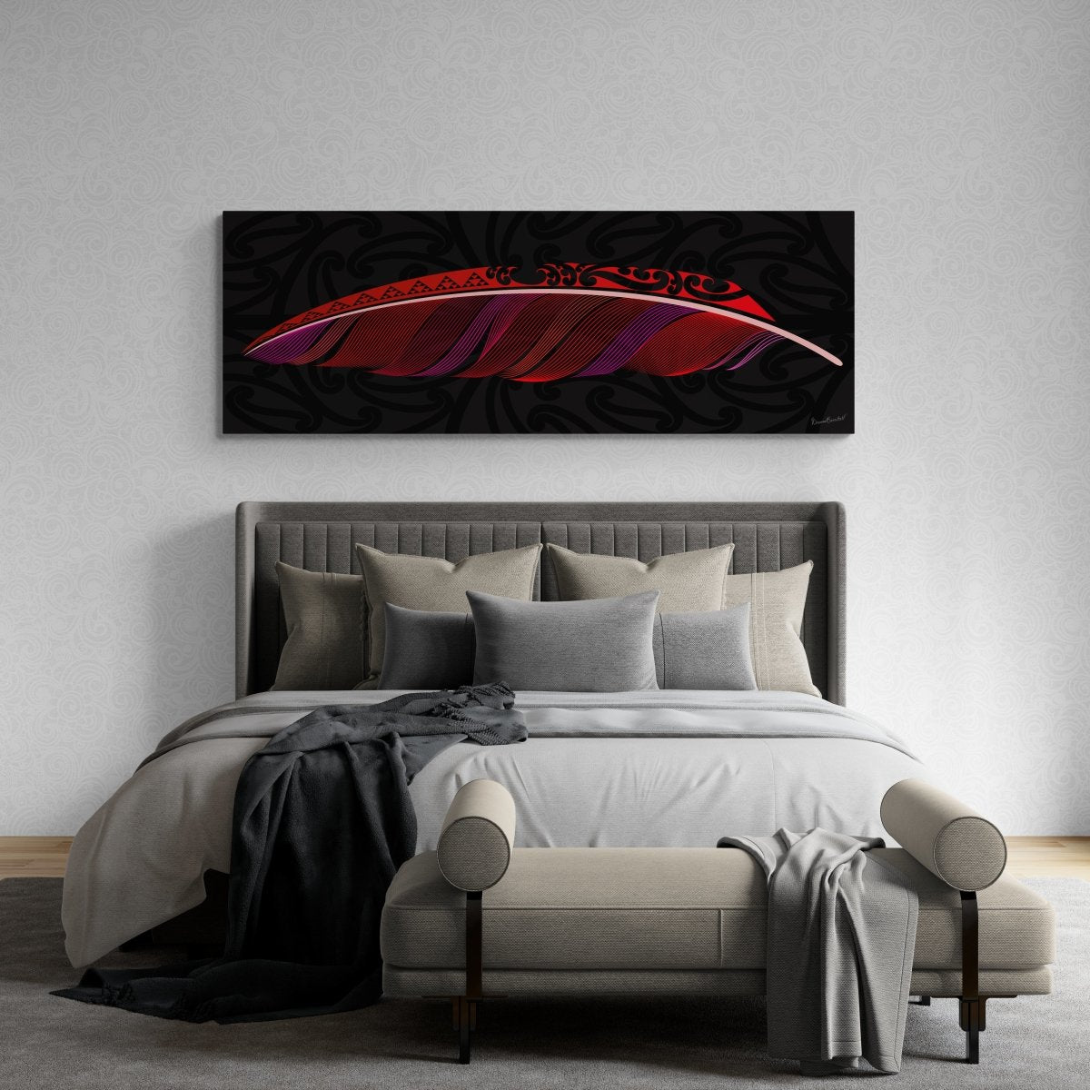 Raukura Landscape Canvas Print - Revolution Aotearoa