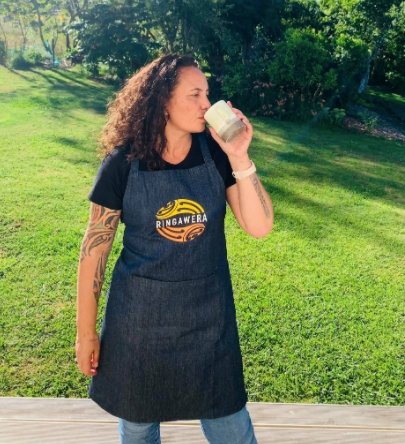Ringawera Denim Apron - Revolution Aotearoa
