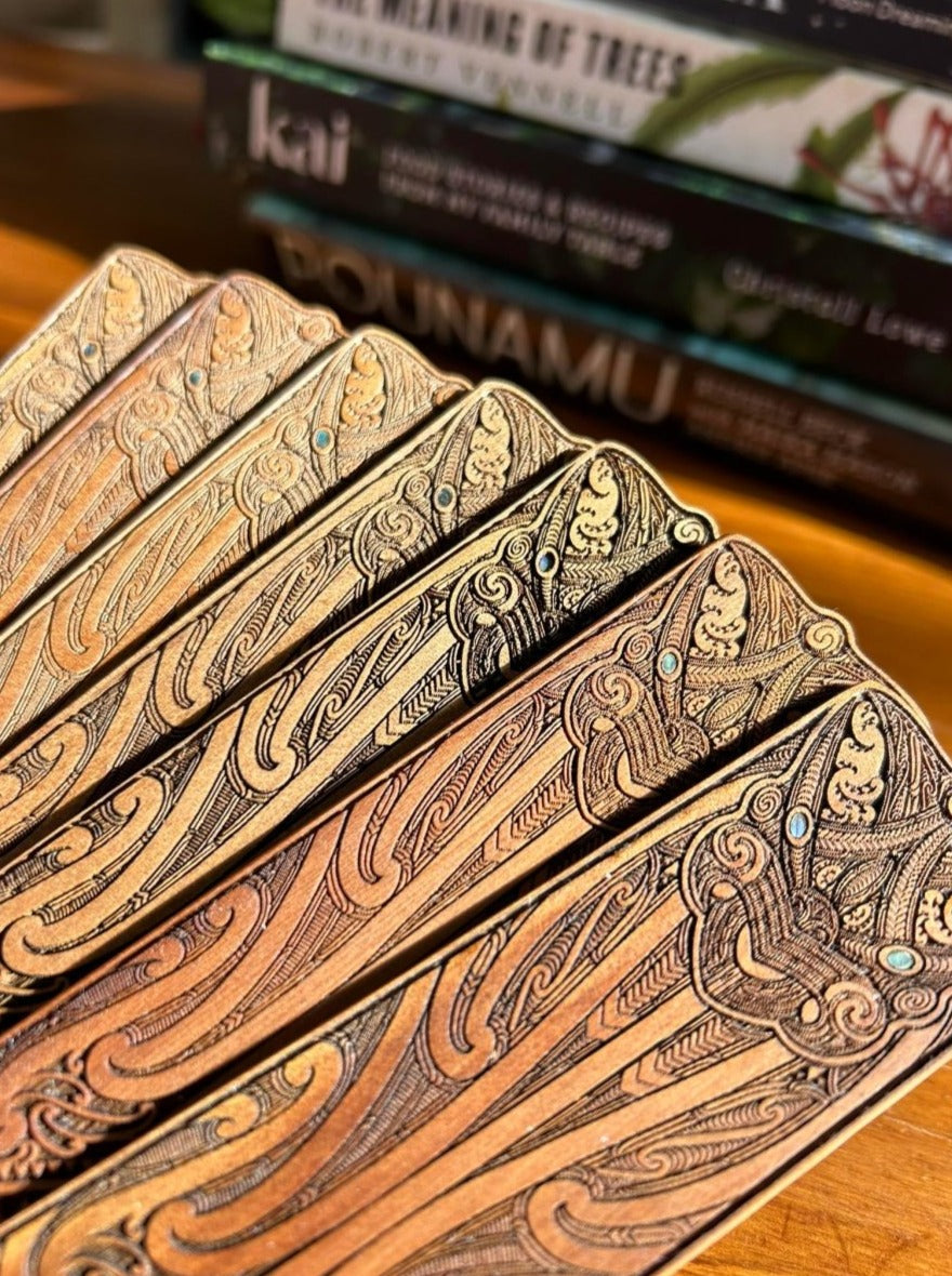 Solid Native Rimu Wood Bookmark - Revolution Aotearoa