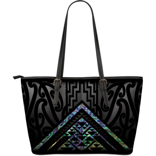 Taniko Shoulder Bag - Paua / Onewa - Revolution Aotearoa