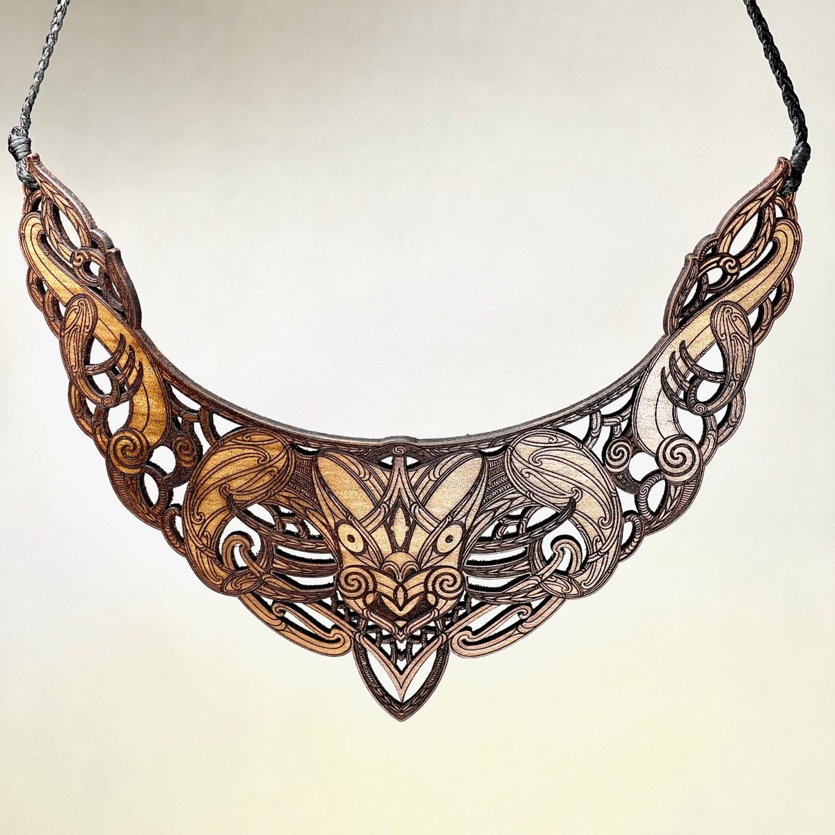 Te Wehenga Leather Statement Necklace - Revolution Aotearoa