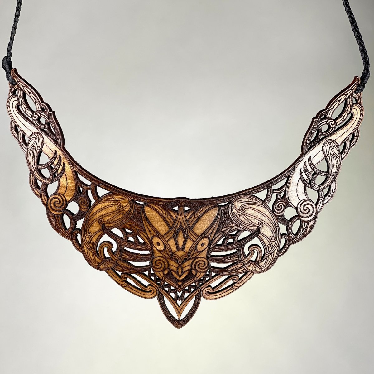 Te Wehenga Leather Statement Necklace - Revolution Aotearoa