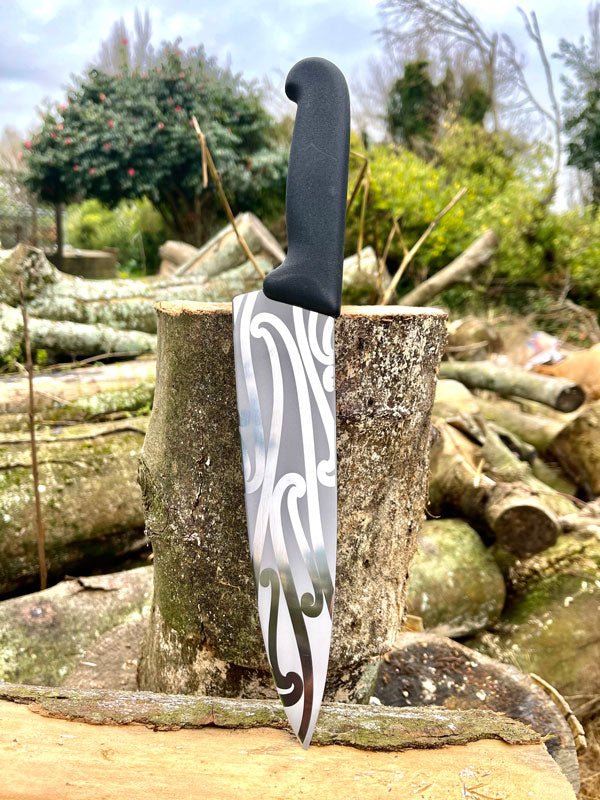 Victorinox Etched Chefs Carving Knife - 20cm, Black Handle - Revolution Aotearoa