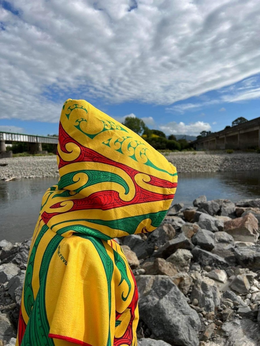 Waiora Hooded Towel Revolution Aotearoa
