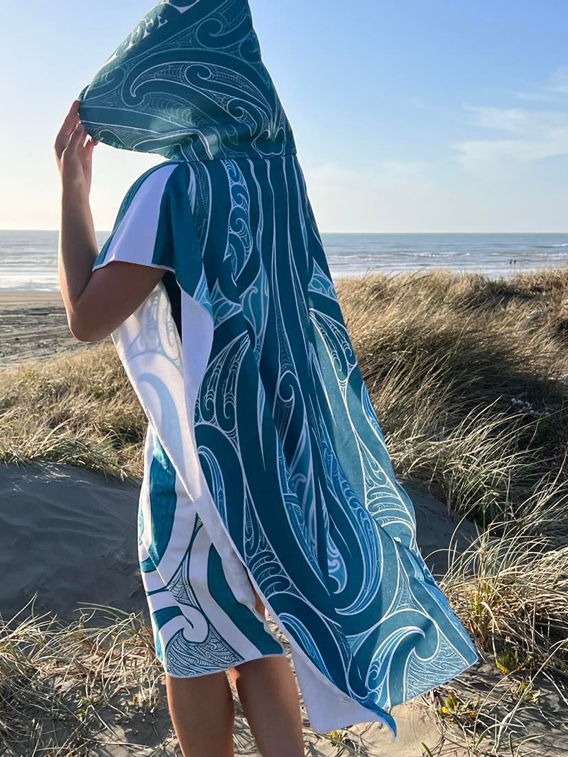 Waiora Hooded Towel Revolution Aotearoa