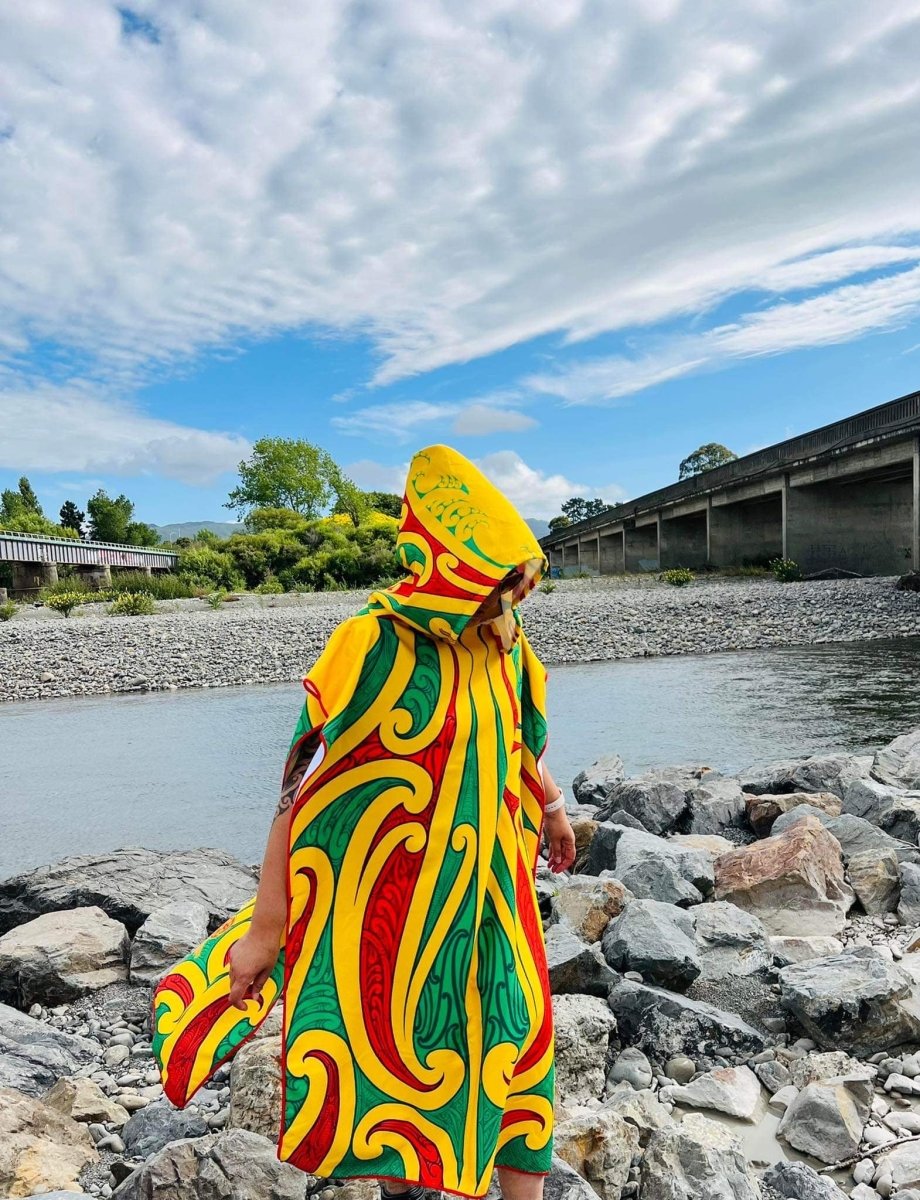 Waiora Hooded Towel Revolution Aotearoa