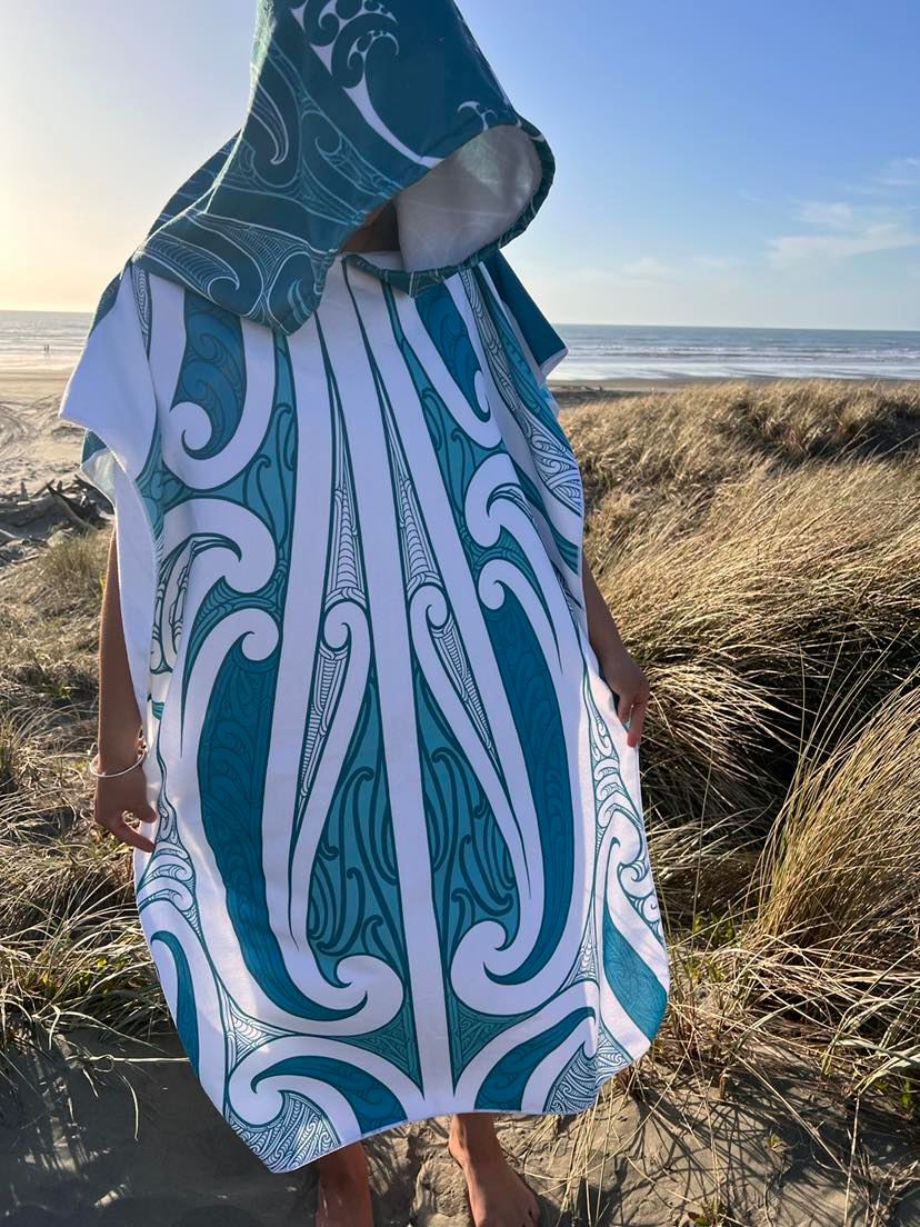 Waiora Hooded Towel - Revolution Aotearoa