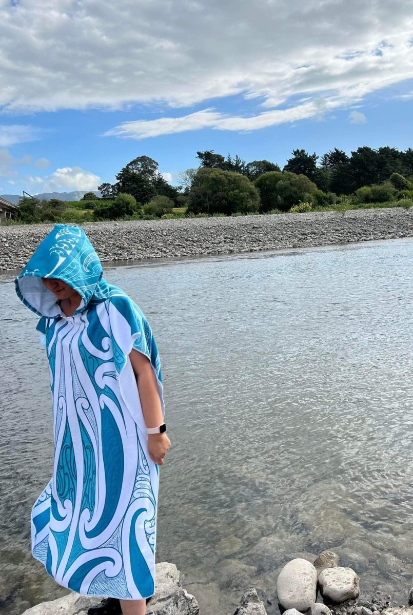 Waiora Hooded Towel Revolution Aotearoa