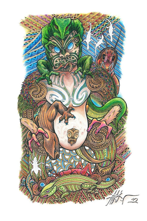Whiro - Paper Print – Revolution Aotearoa