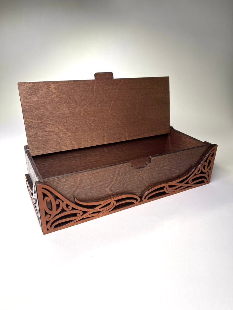 Wooden Keepsake Box - Manaia Puhoro - Revolution Aotearoa